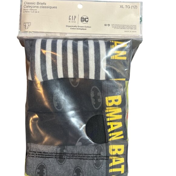 GAP Other - Gap Kids - Classic Briefs - Boys XL (12) 4 pairs - Batman - NWT